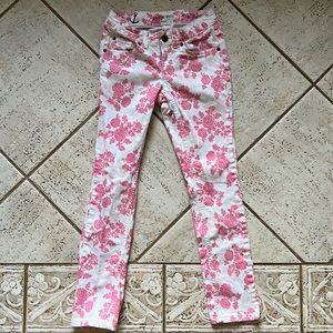 Floral Jeans Girls 8S Lands End